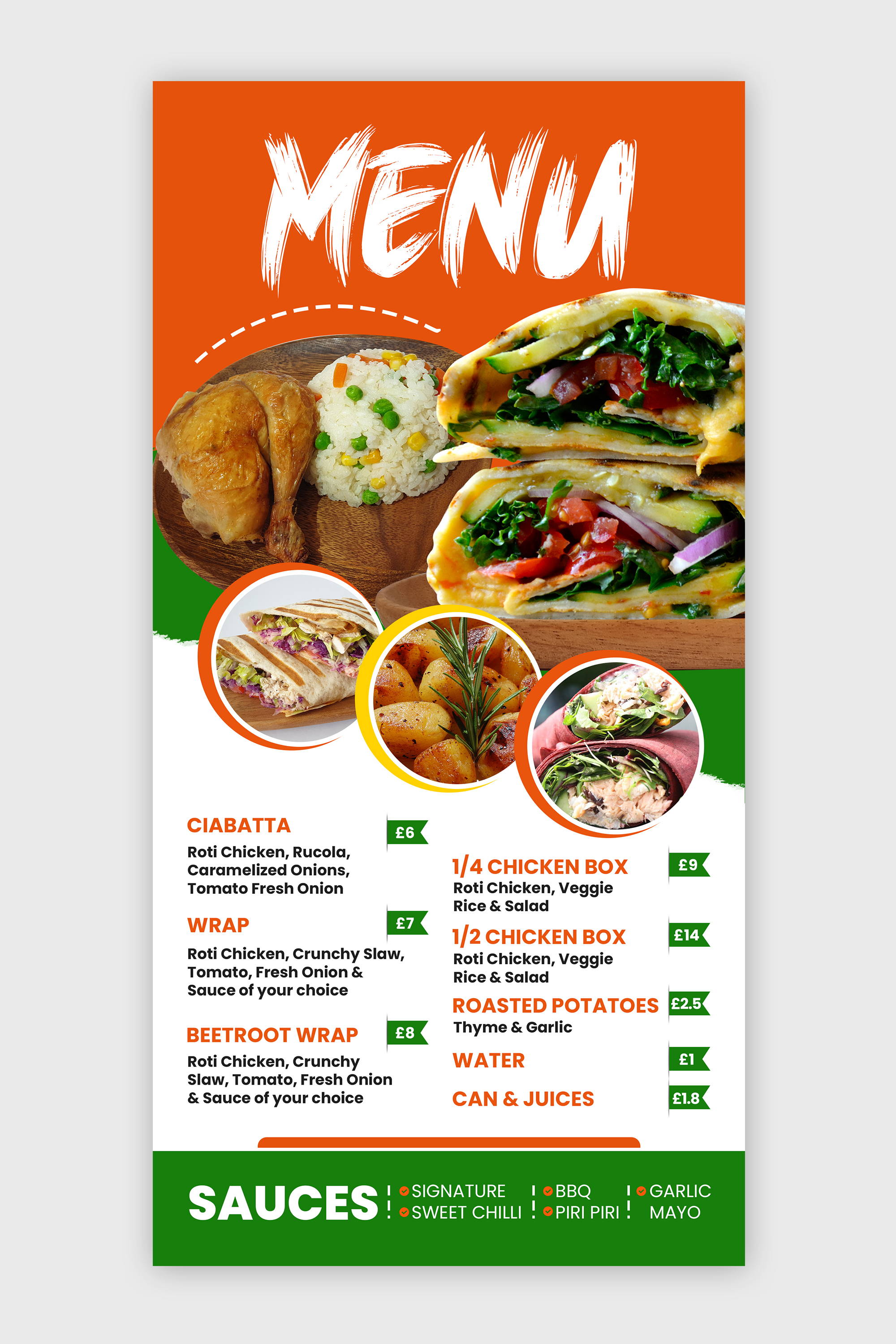 Design de Menu par debdesign pour ce projet | Design #30418009