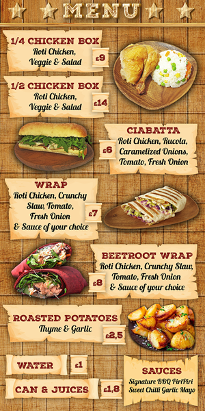 Menu Design by Wally_F for this project | Design: #30418186