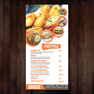 Menu Design by a.v.creation