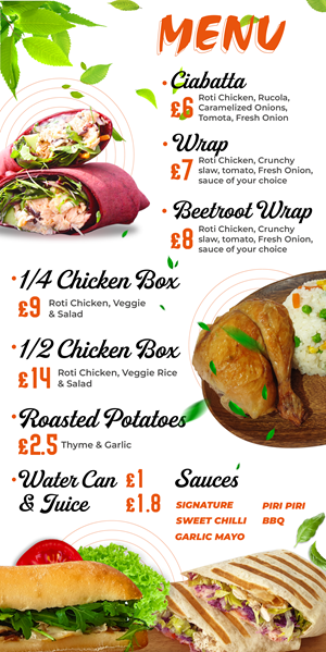 Menu Design by Ngoc Pen