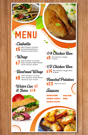 Menu Design by Ngoc Pen for this project | Design: #30433628