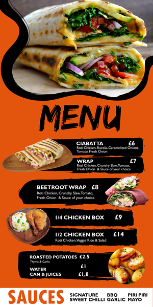 Menu Design by Langeliica for this project | Design: #30432749