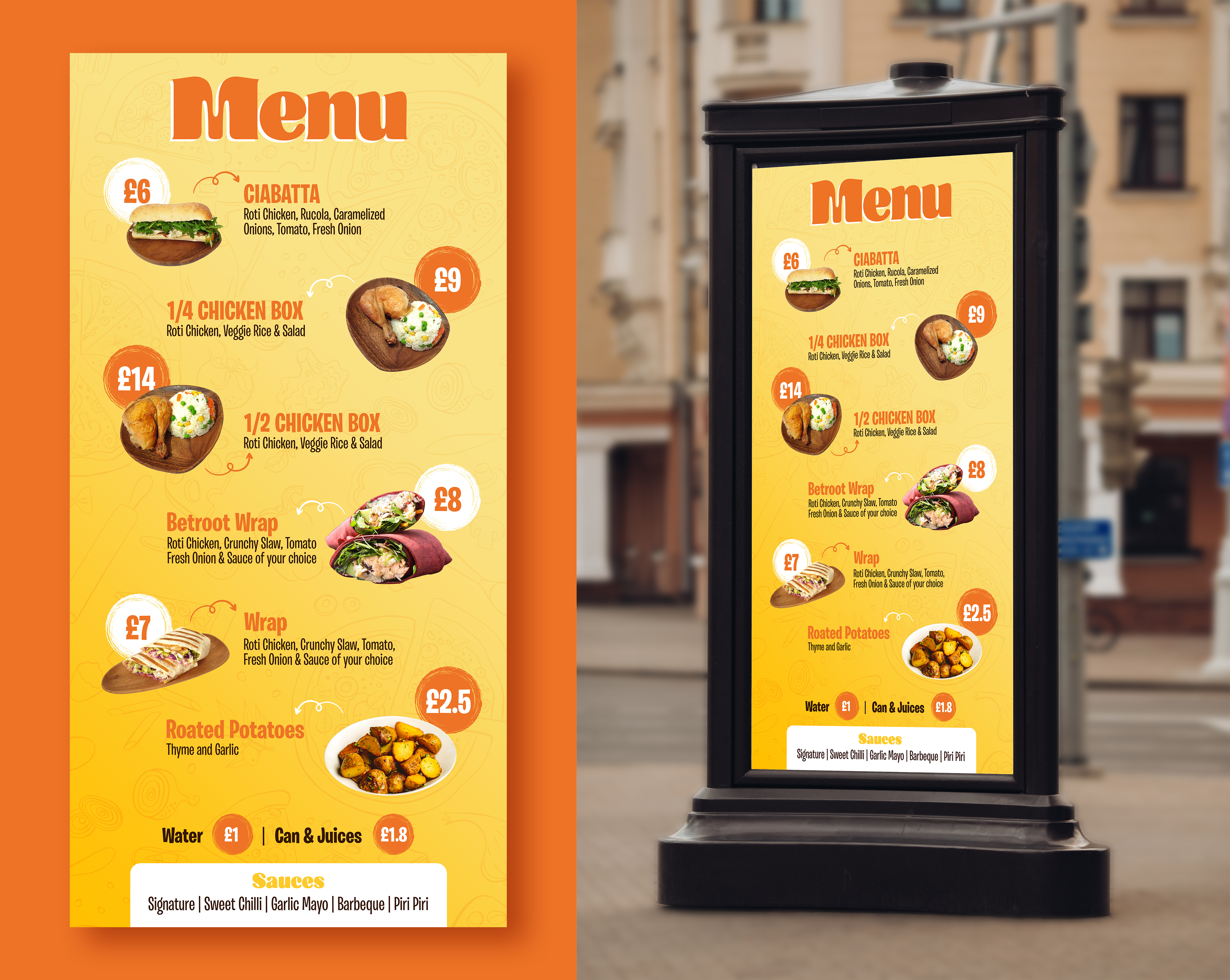 Design de Menu par Graphic Guy pour ce projet | Design #30428769