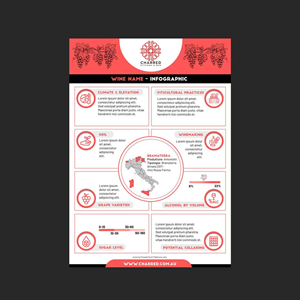 Diseño Infográfico por DA. para Charred Kitchen and Bar | Diseño: #30533040