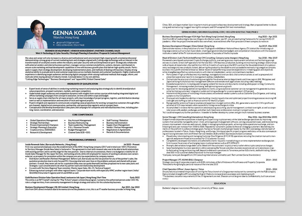 Design de CV par VirtueDesignPro pour ce projet | Design #30439706