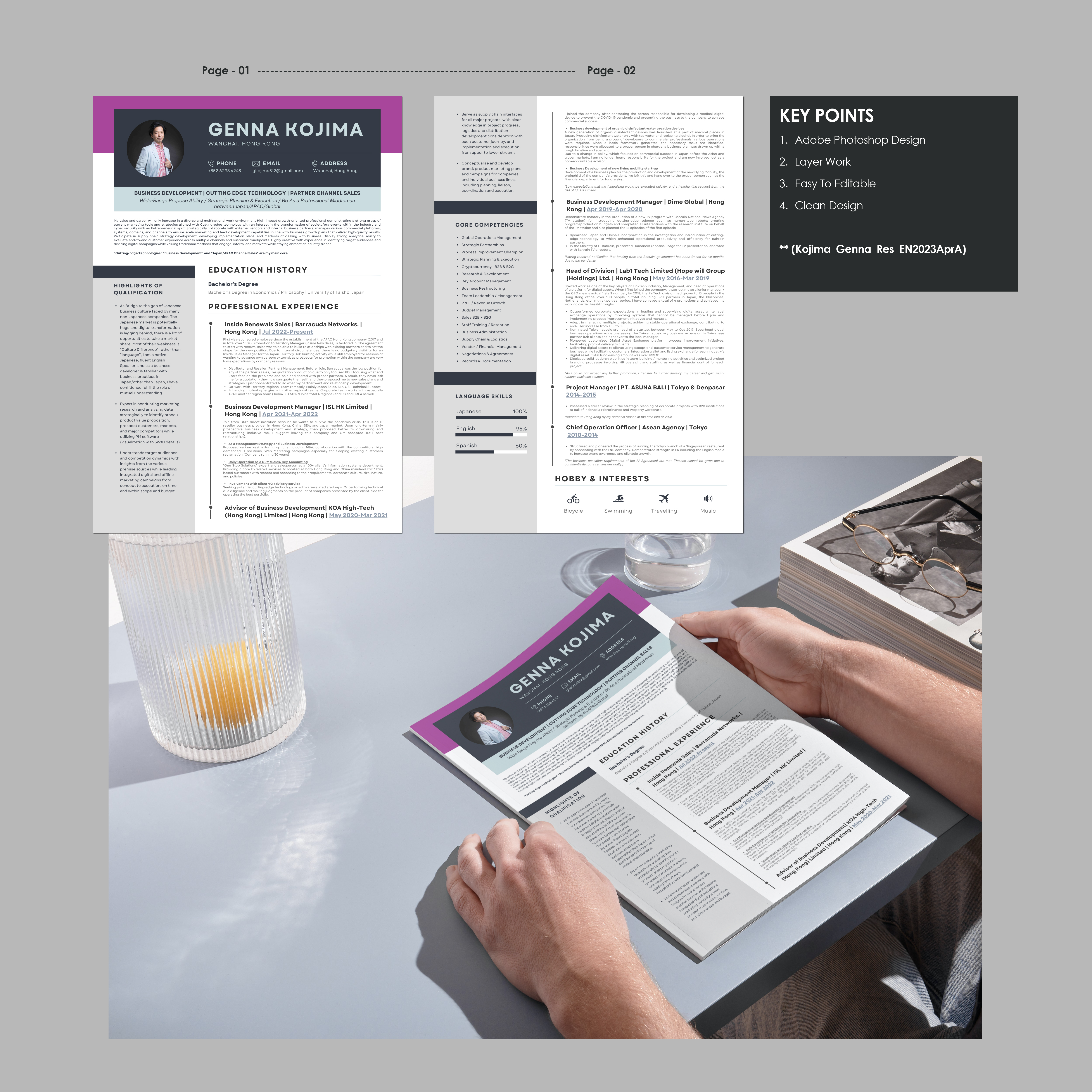 Resume Design by FaharMirza for this project | Design #30434101