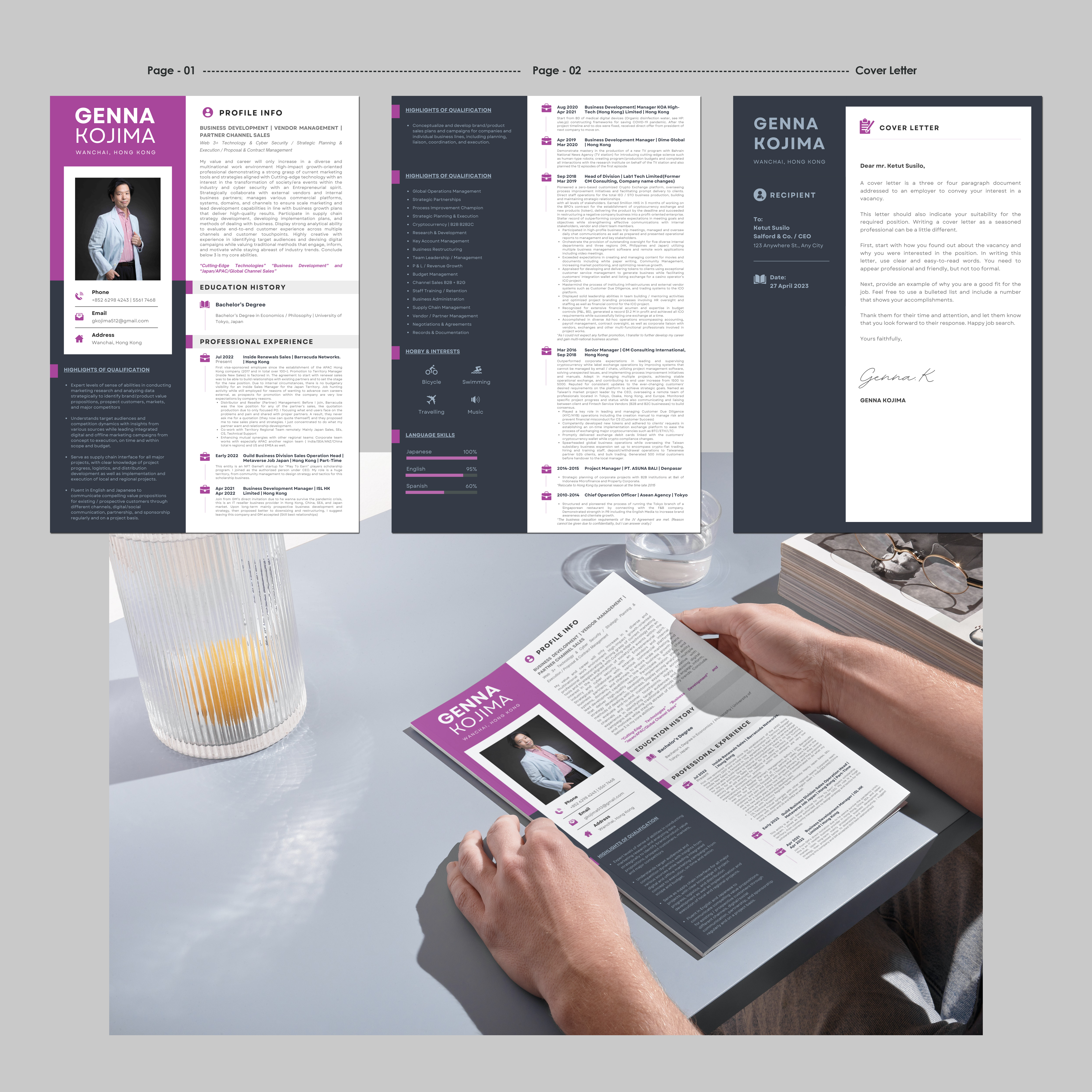Resume Design by FaharMirza for this project | Design #30438917