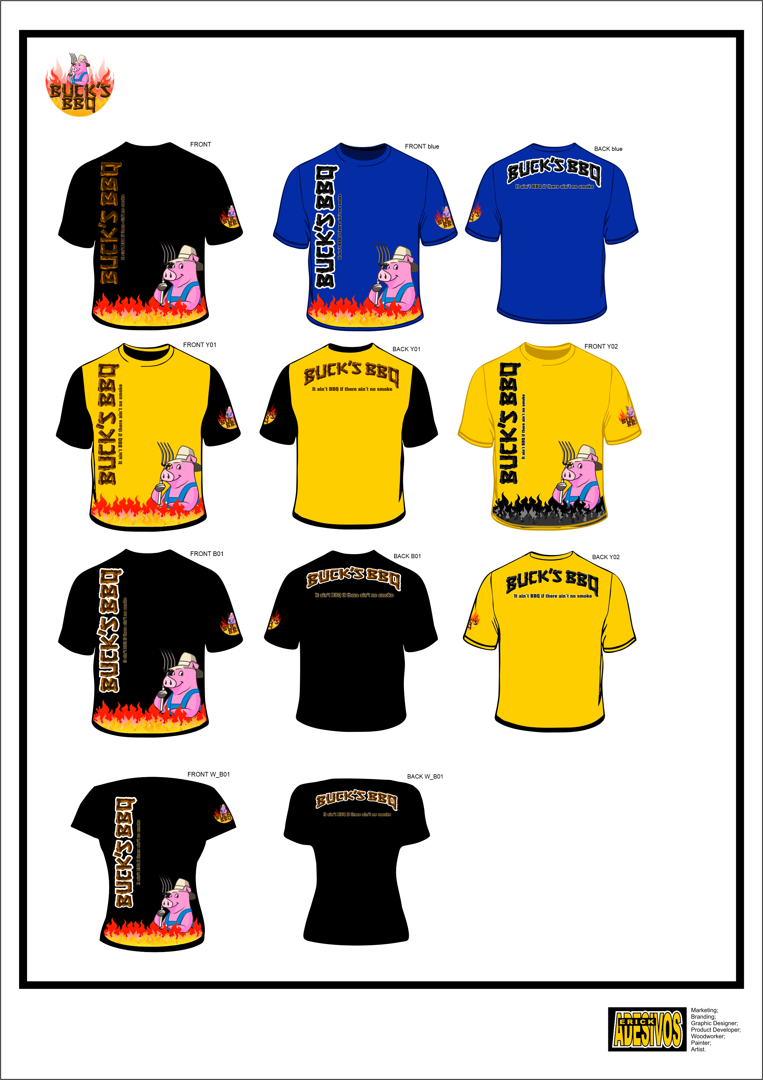 Diseño de Camiseta por ERICKADESIVOS para este proyecto | Diseño #30462528