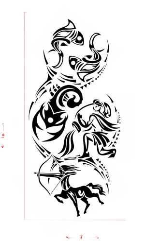 Tattoo Design by ELAMANTS for this project | Design: #30497869