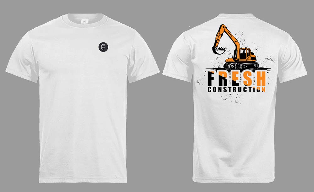 Apparel Design by Johncina for Fresh Construction  | Design #30436135