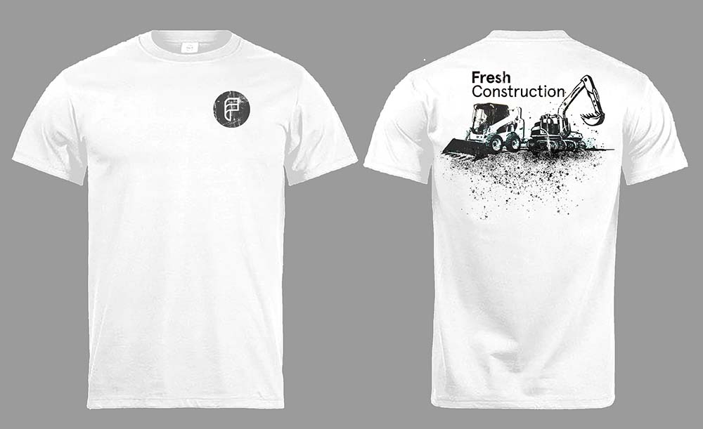 Apparel Design by Johncina for Fresh Construction  | Design #30497788