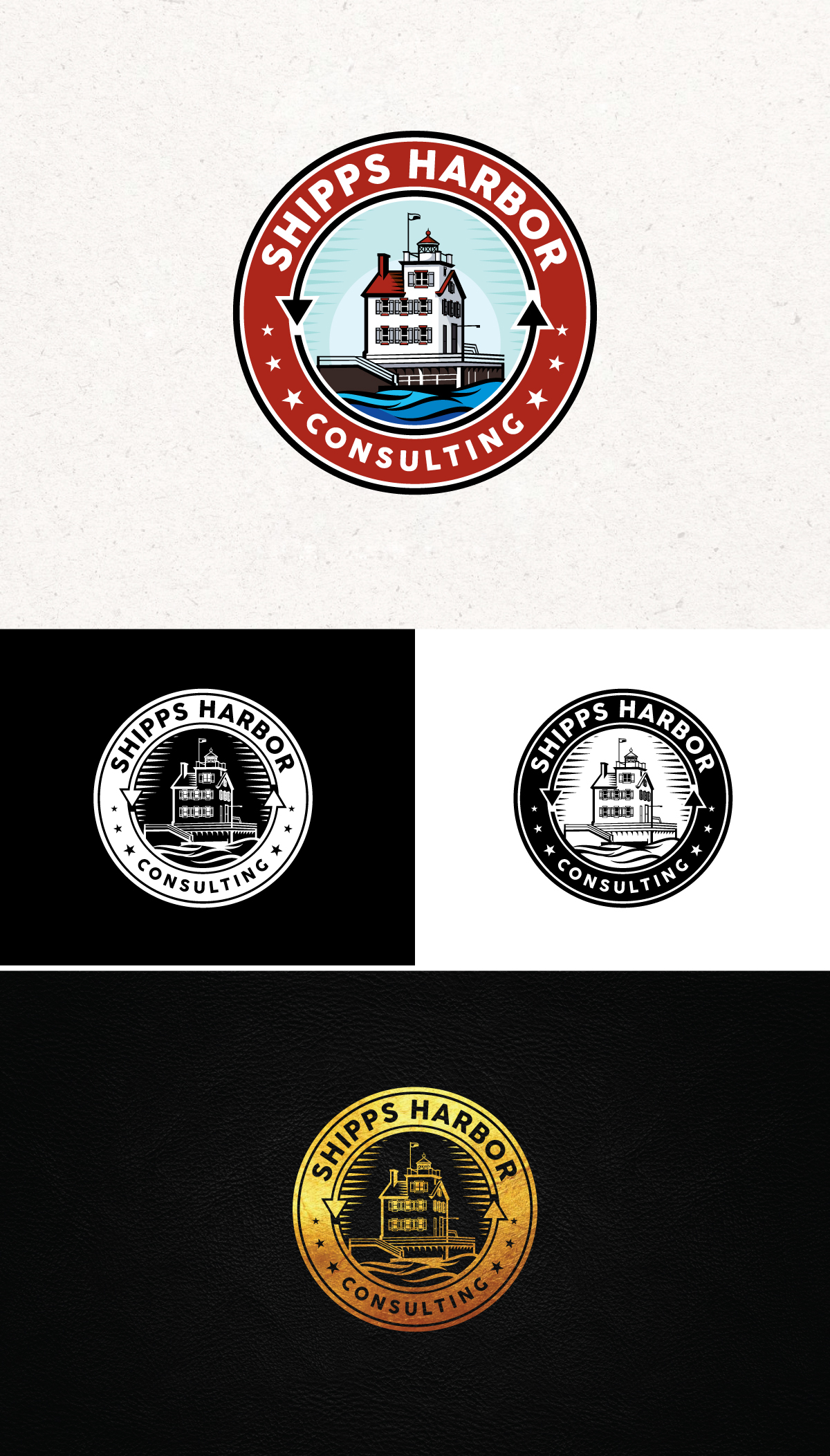 Logo Design by Logo Stock for Shipps Harbor Consulting | Design #30434932