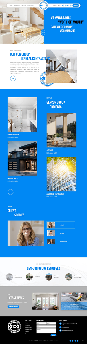 Web Design par pb pour ce projet | Design : #30435487