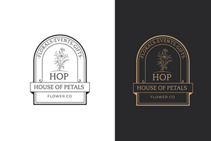 Logo Design by vanroz for Petals on Pedals Flower Co | Design: #30445289