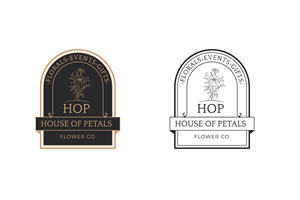Logo Design by vanroz for Petals on Pedals Flower Co | Design: #30445327