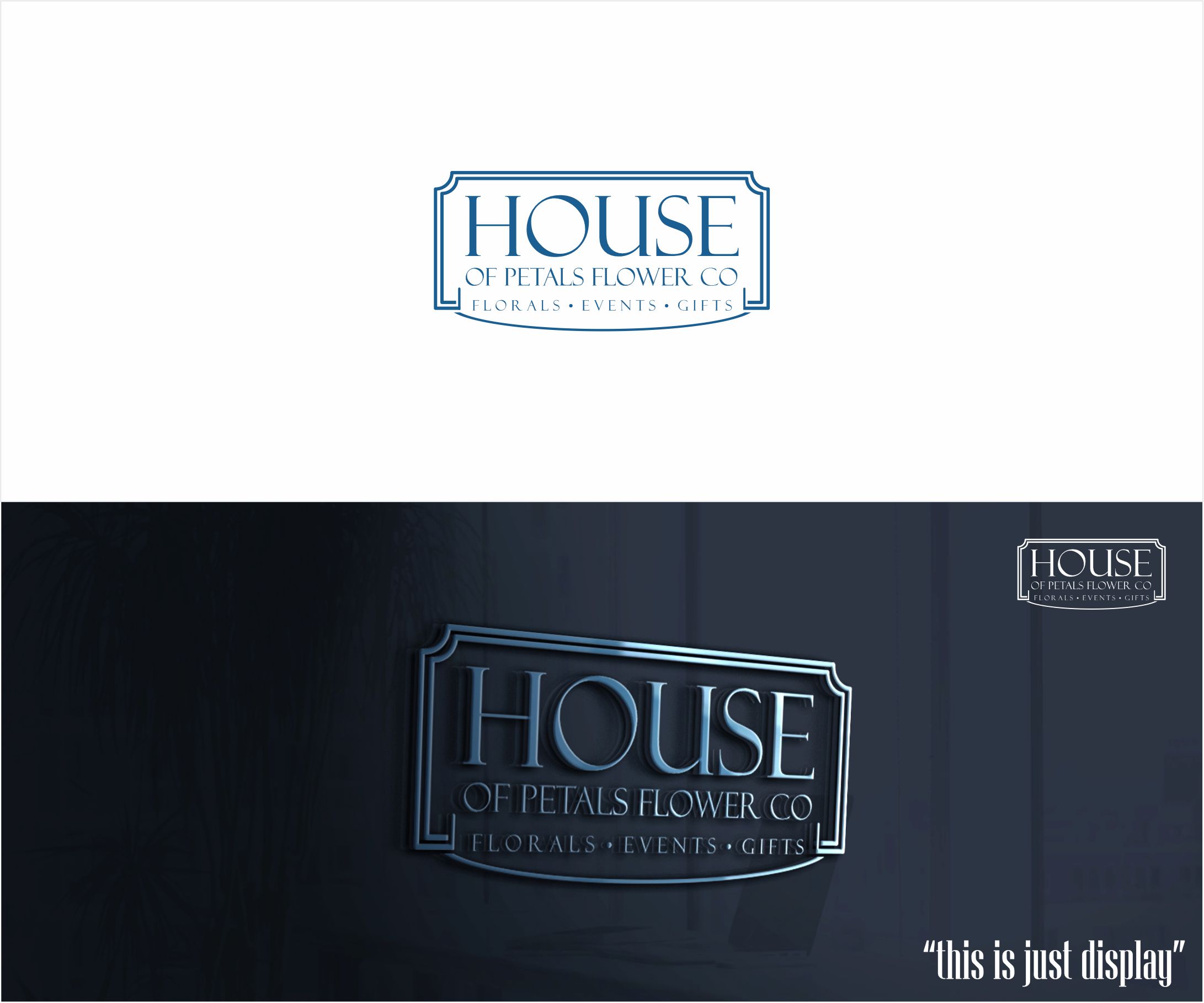 Logo Design by alkaline for Petals on Pedals Flower Co | Design #30434803