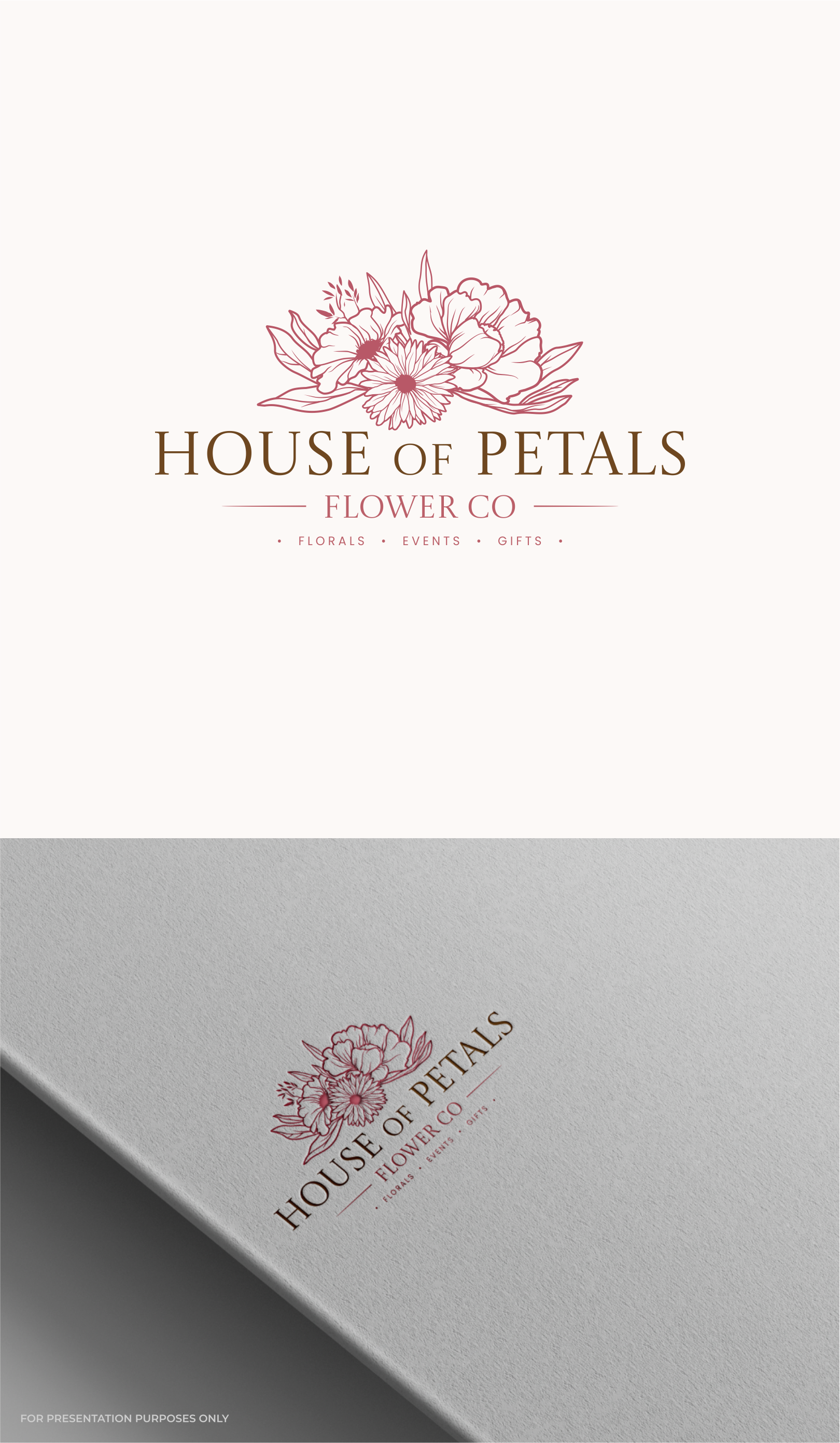 Logo Design by *mary for Petals on Pedals Flower Co | Design #30436266