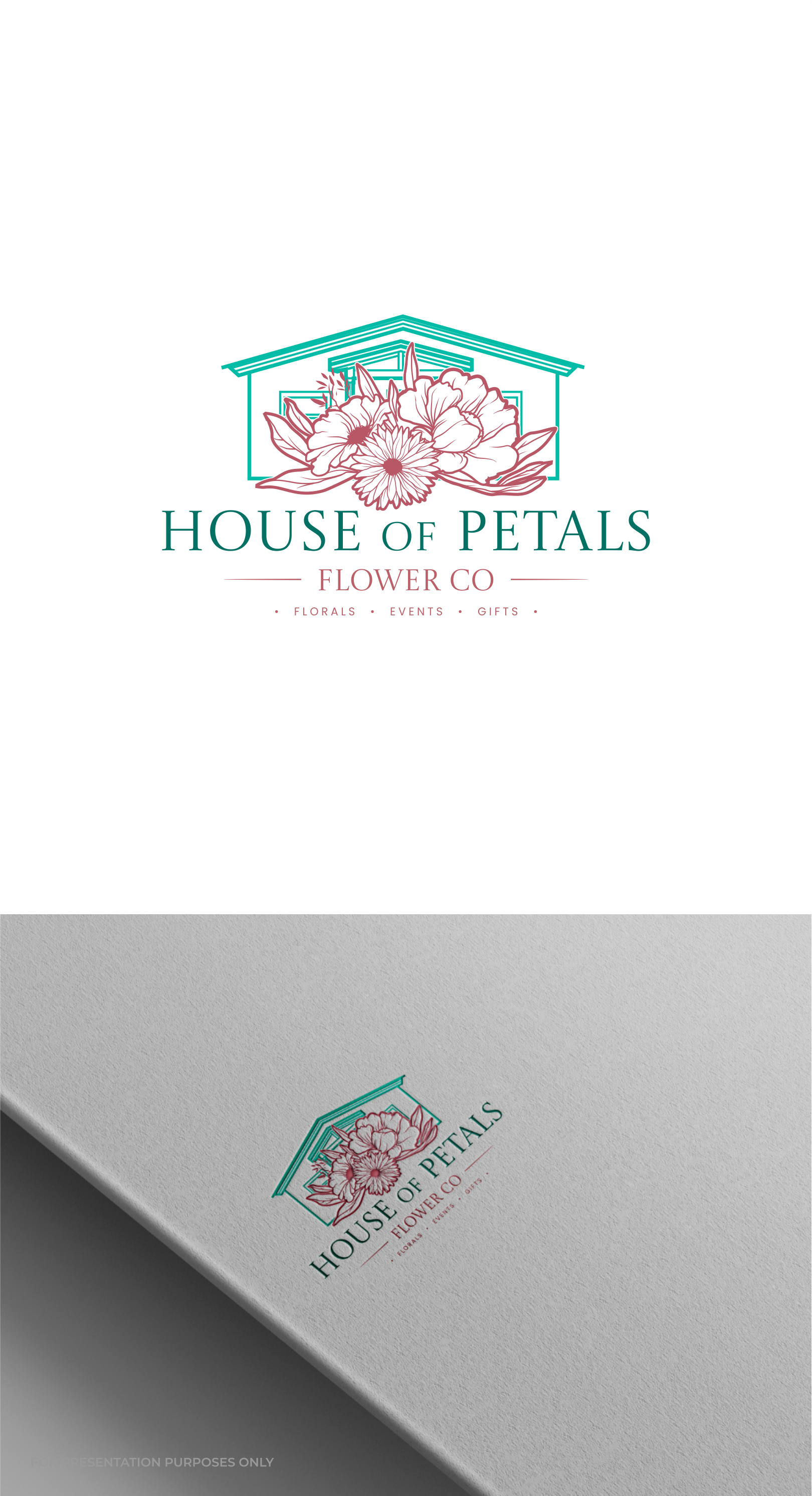 Logo Design by *mary for Petals on Pedals Flower Co | Design #30441667