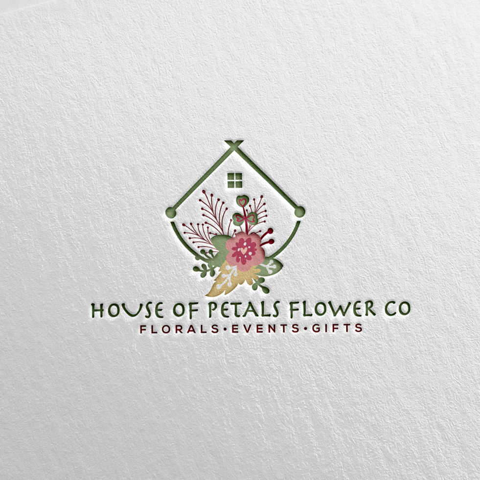 Logo Design by SteffySummer for Petals on Pedals Flower Co | Design #30463357