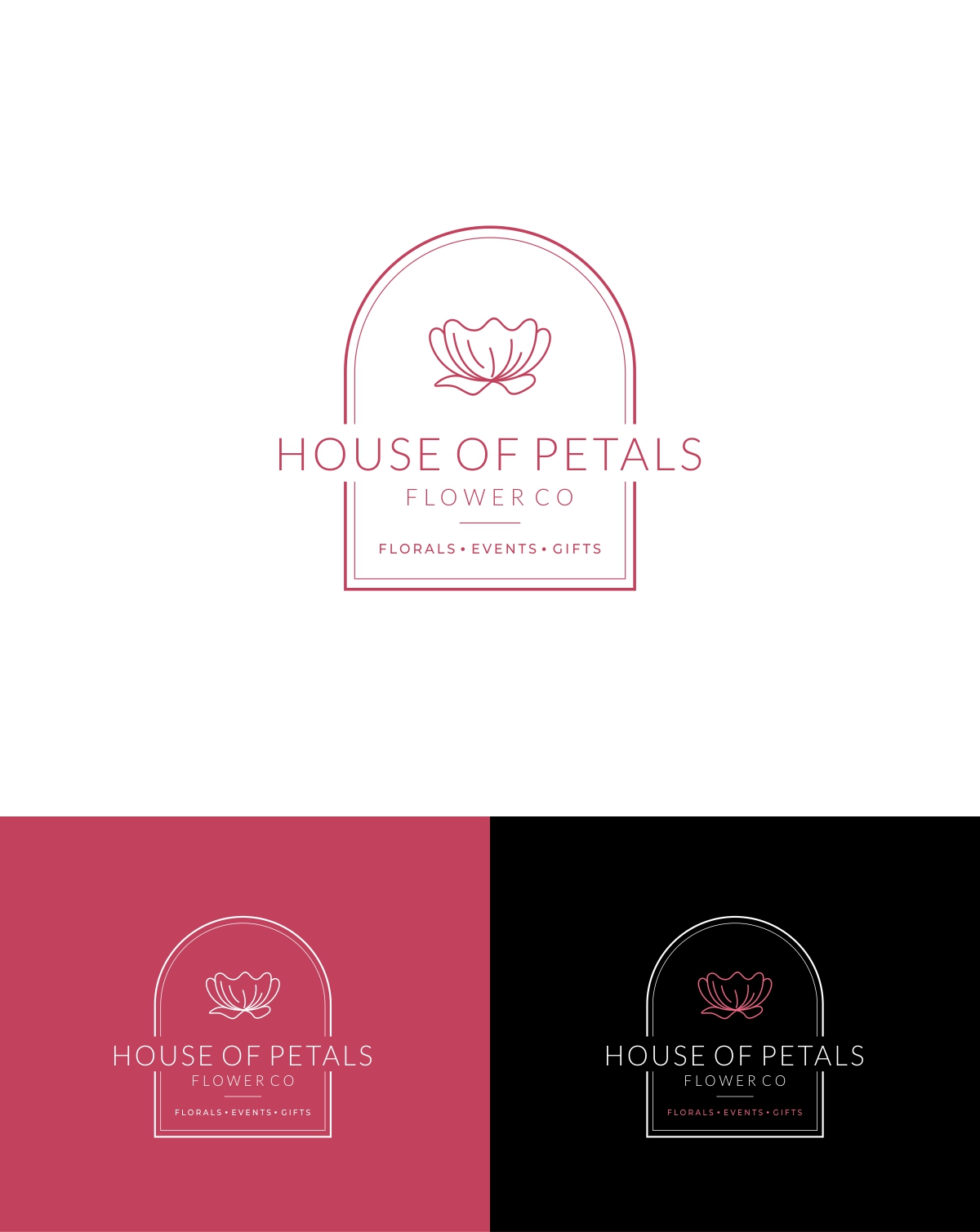Logo Design by Eppeok for Petals on Pedals Flower Co | Design #30433052