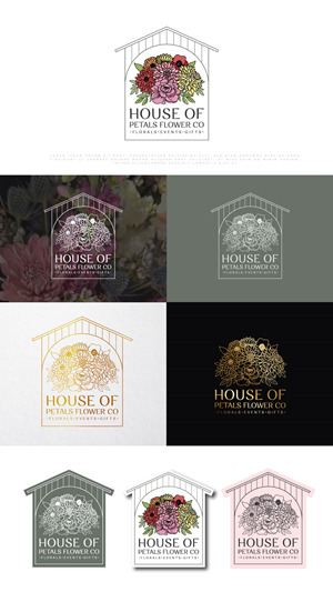 Design de Logo par Amethystica pour Petals on Pedals Flower Co | Design : #30444496