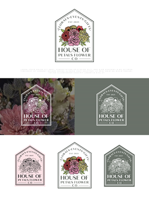 Logo Design by Amethystica for Petals on Pedals Flower Co | Design: #30445270