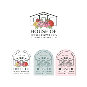 Logo Design by Amethystica for Petals on Pedals Flower Co | Design: #30448771