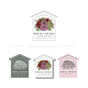 Logo Design by Amethystica for Petals on Pedals Flower Co | Design: #30460970