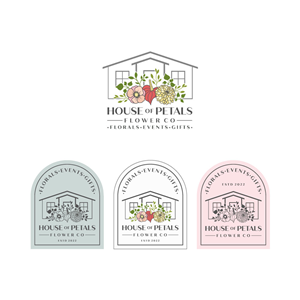 Logo Design by Amethystica for Petals on Pedals Flower Co | Design: #30484636