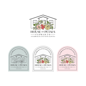 Logo Design by Amethystica for Petals on Pedals Flower Co | Design: #30484637
