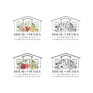Logo Design by Amethystica for Petals on Pedals Flower Co | Design: #30484638