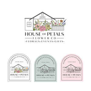 Logo Design by Amethystica for Petals on Pedals Flower Co | Design: #30517327