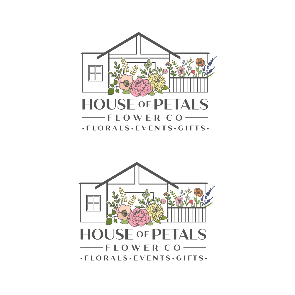 Logo Design by Amethystica for Petals on Pedals Flower Co | Design #30522805