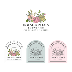 Logo Design by Amethystica for Petals on Pedals Flower Co | Design: #30781230