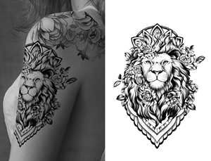 Tattoo Design by bangkat for this project | Design: #30443316