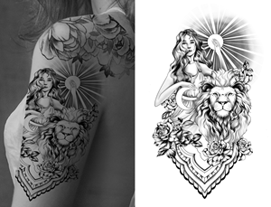Tattoo Design by bangkat for this project | Design: #30451496