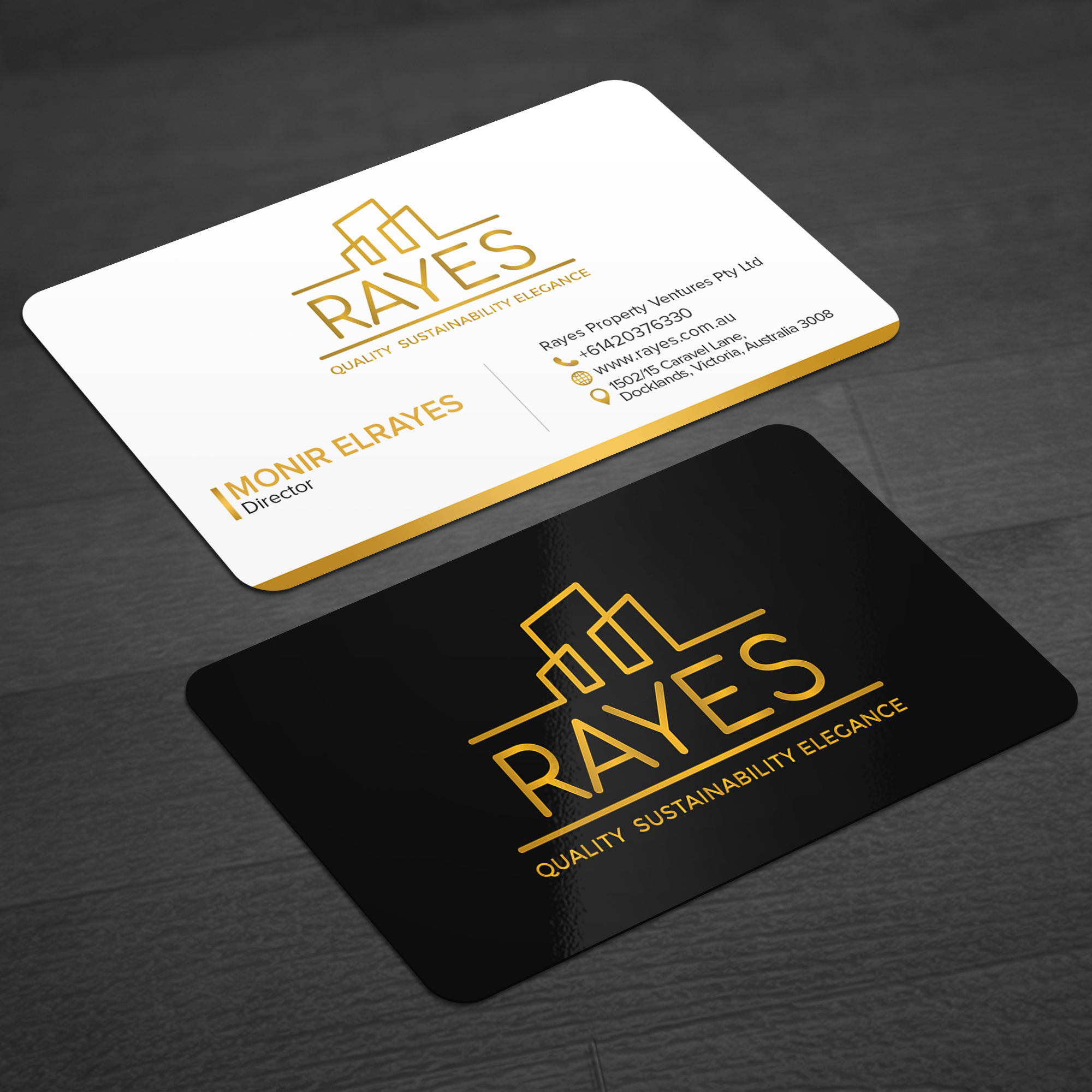 Diseño de Tarjeta de Presentación por WellDesign para Rayes Pty Ltd | Diseño #30432229
