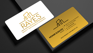 Design de Carte de Visite par Sun Moon Graphic Designer pour Rayes Pty Ltd | Design : #30432621