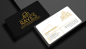 Design de Carte de Visite par Sun Moon Graphic Designer pour Rayes Pty Ltd | Design : #30432623