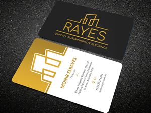Design de Carte de Visite par Sun Moon Graphic Designer pour Rayes Pty Ltd | Design : #30432629