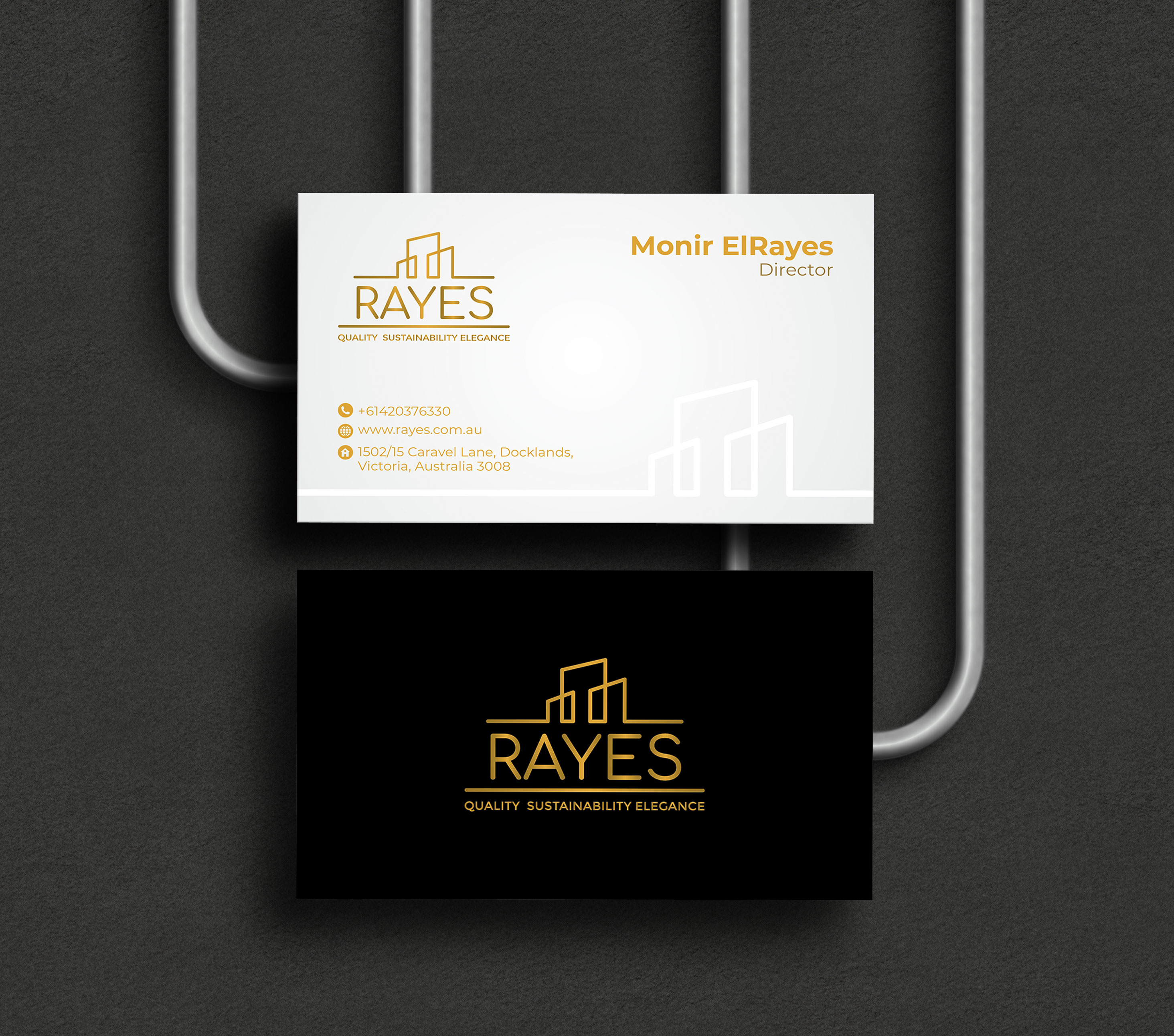 Business Card Design by artbitin for Rayes Pty Ltd | Design #30432633