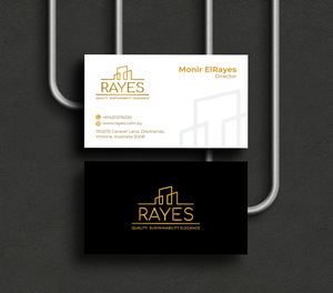 Business Card Design by artbitin for Rayes Pty Ltd | Design: #30432638