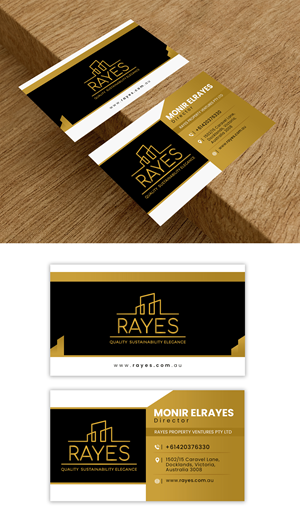 Business Card Design by debdesign for Rayes Pty Ltd | Design: #30432443