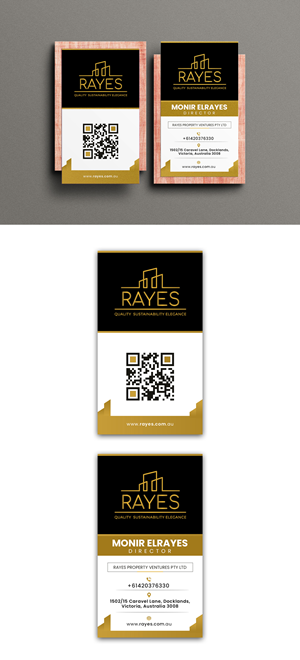 Business Card Design by debdesign for Rayes Pty Ltd | Design: #30432444