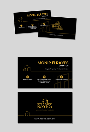 Business Card Design by debdesign for Rayes Pty Ltd | Design: #30432491