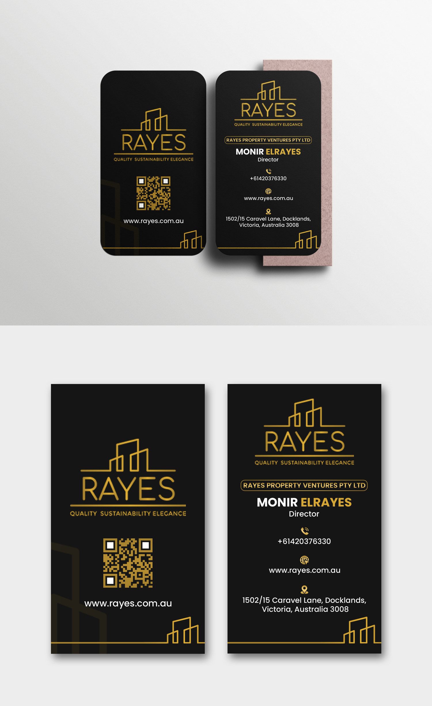 Business Card Design by debdesign for Rayes Pty Ltd | Design #30433070