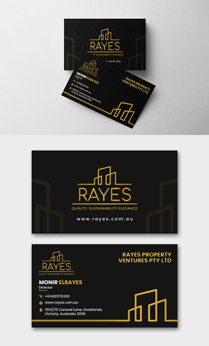 Business Card Design by debdesign for Rayes Pty Ltd | Design: #30433071