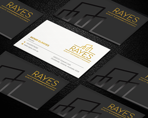 Business Card Design by LAXMI DESIGNHUB for Rayes Pty Ltd | Design: #30432200