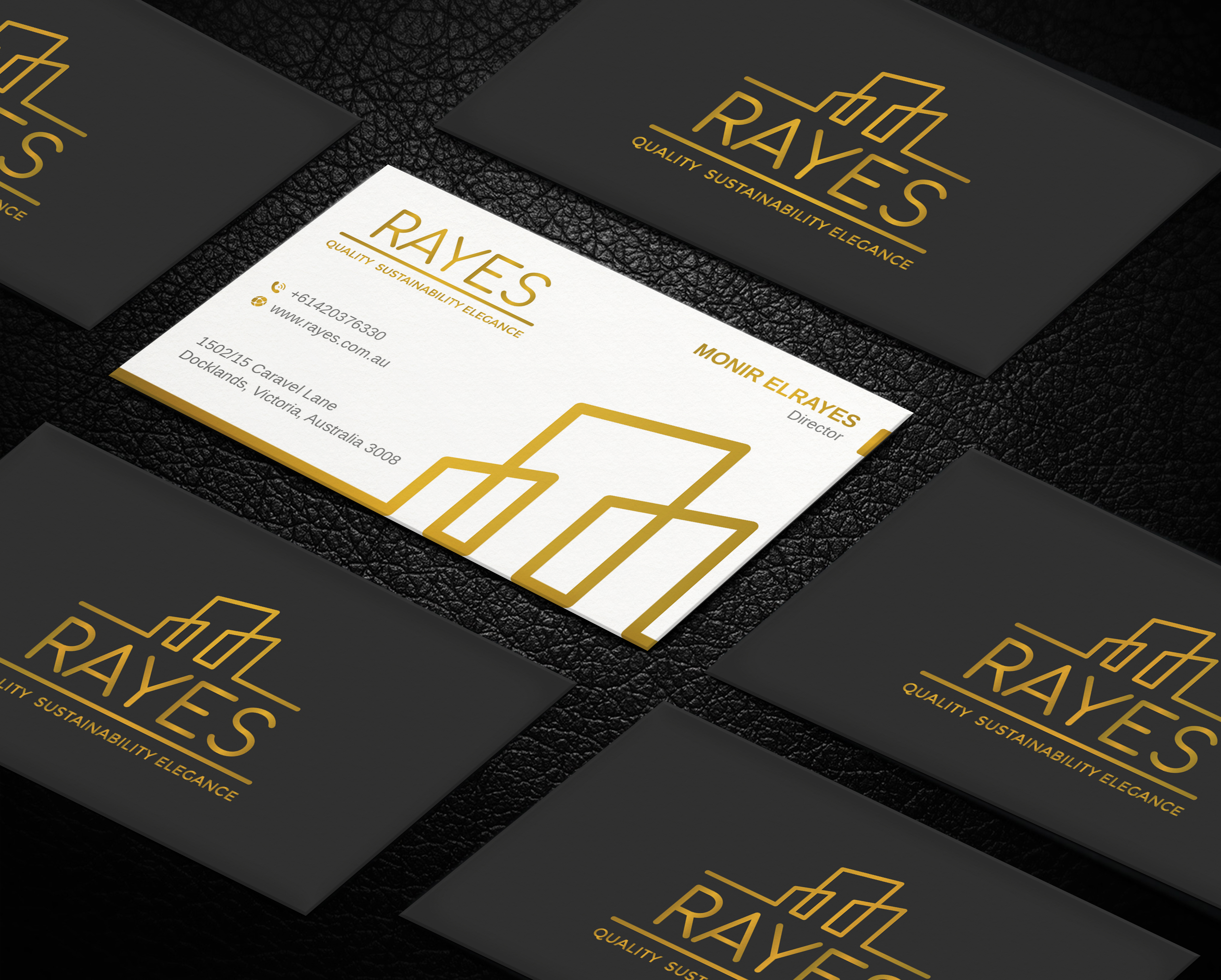 Business Card Design by LAXMI DESIGNHUB for Rayes Pty Ltd | Design #30432202