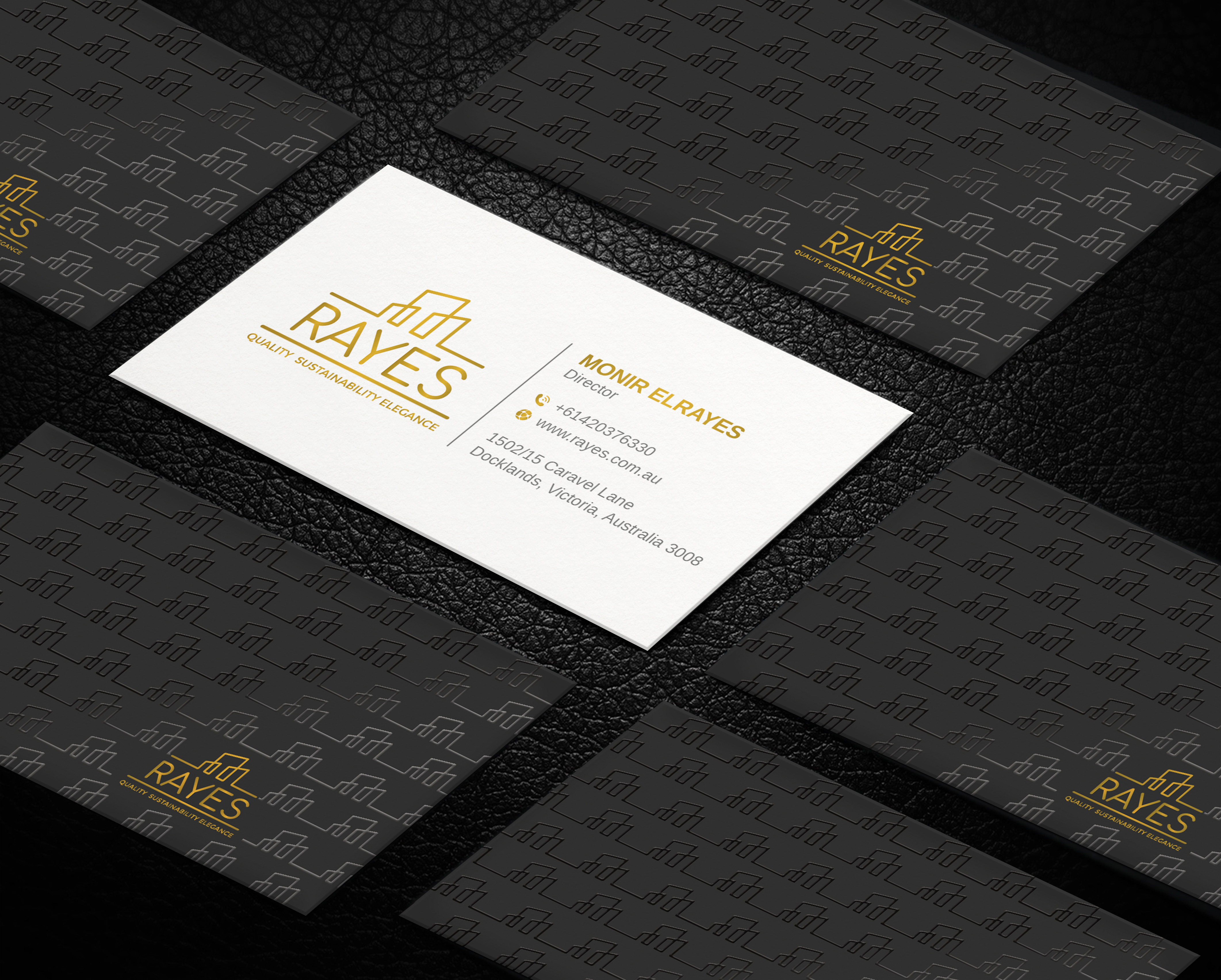 Business Card Design by LAXMI DESIGNHUB for Rayes Pty Ltd | Design #30432204